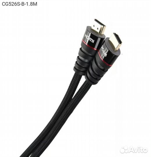 Видеокабель vcom hdmi (M) - hdmi (M) 1.80м, CG526