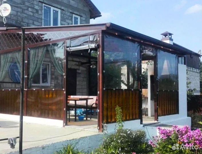 Мягкие окна для террасы