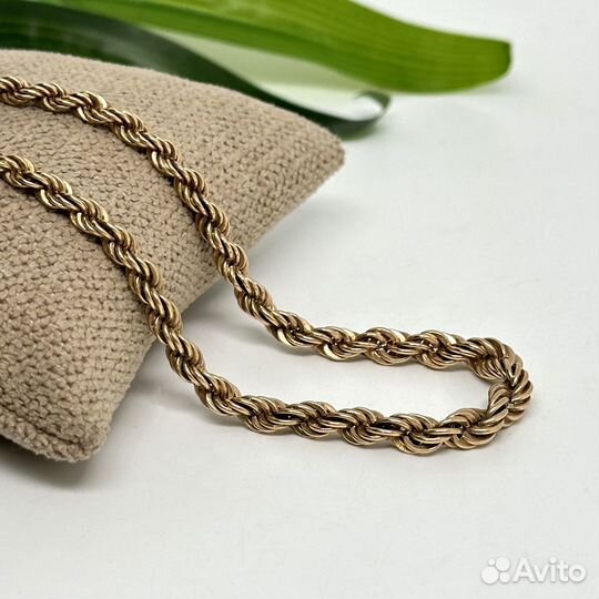 Золотая советская цепь Веревка 583 СССР