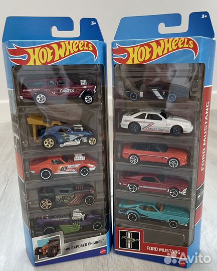 Машинки Hot Wheels 5шт. Hot Wheels меняют цвет