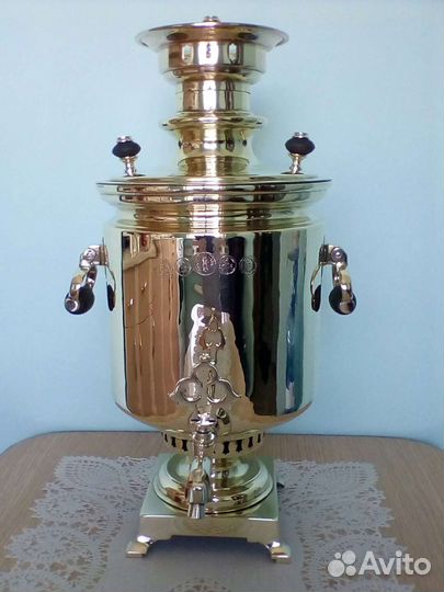 Самовар на дровах старинный