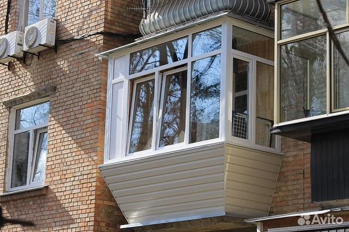 Остекление балконов в хрущевке