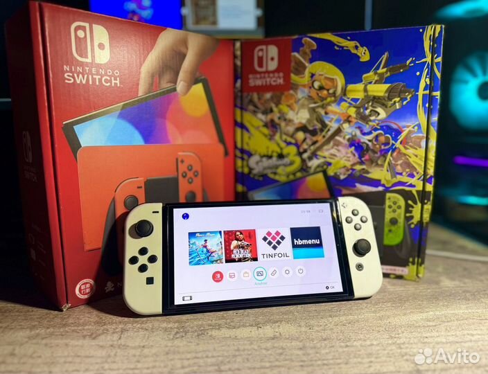 Новая Nintendo Switch Oled, Прошитая PicoFly, Игры