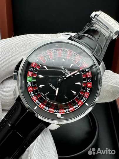 Silver Jacob & Co Casino Tourbillon (часы казино)