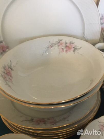 Чешский столовый сервиз Винтаж