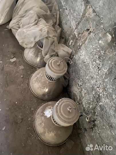 Лампы промышленные, плафон