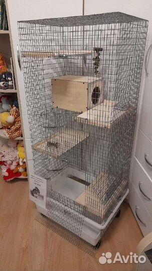 Клетки для шиншилл, дегу, хорьков и попугаев Makkl