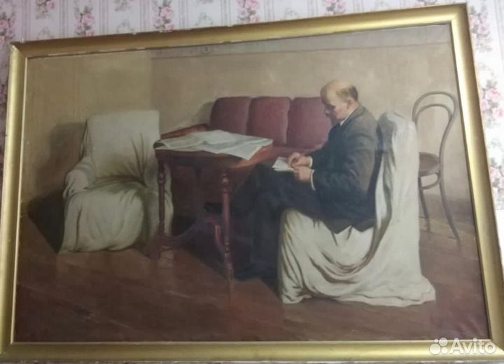 Картина Ленин в Смольном