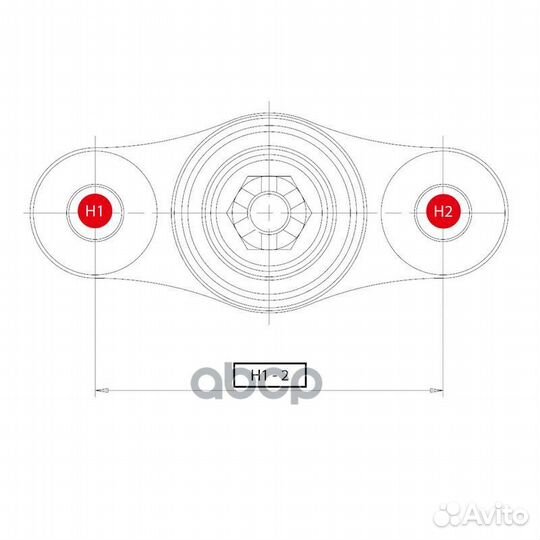 Cbkk-20 Опора шаровая перед прав/лев CB02