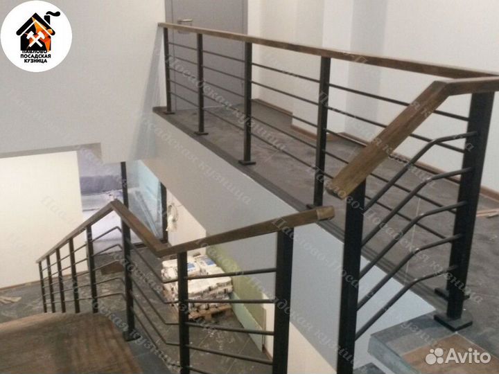 Перила для лестницы / Перила в стиле лофт