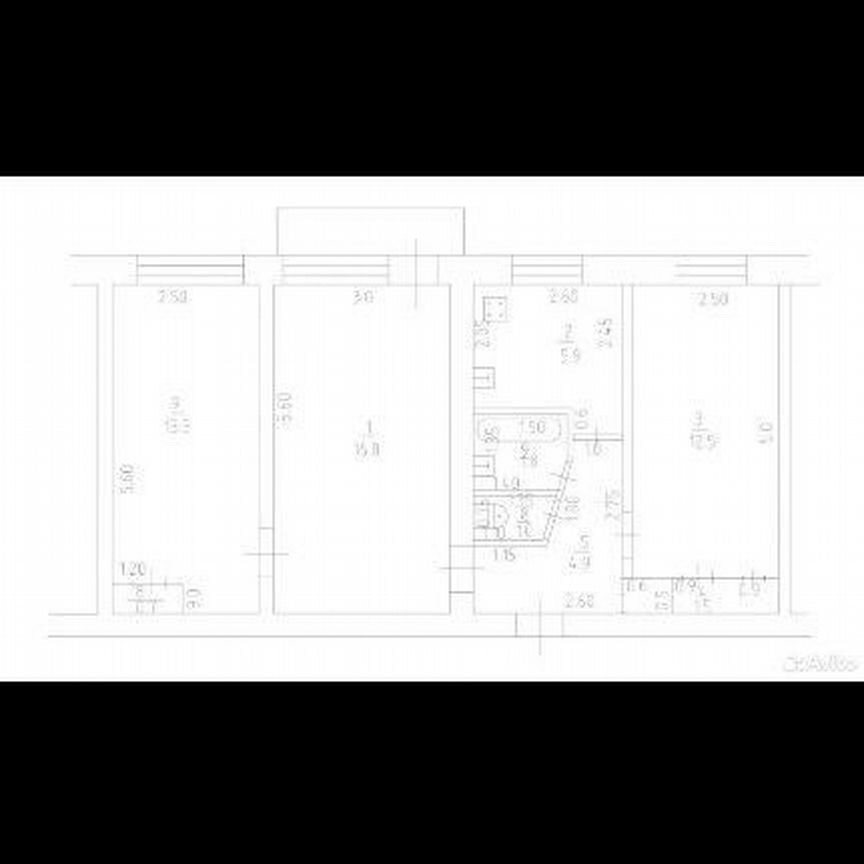 Квартира 3-комн. 58.4 м² в Рославль — фото 11 из 11