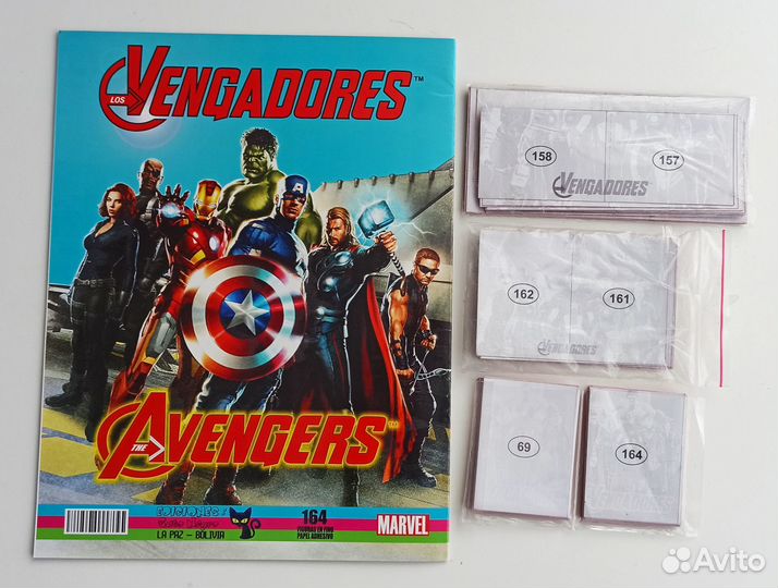 Marvel Мстители - Альбом и сет наклеек