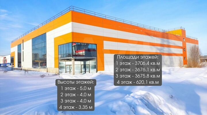 В продаже торговая площадь, 11700 м²