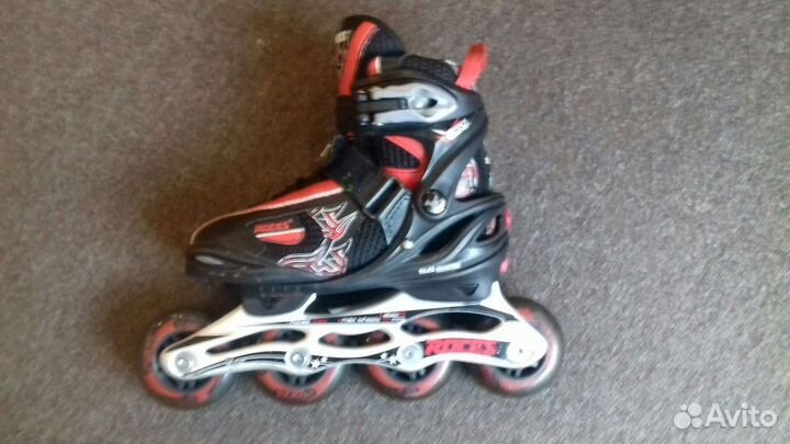 Детские роликовые коньки+защита