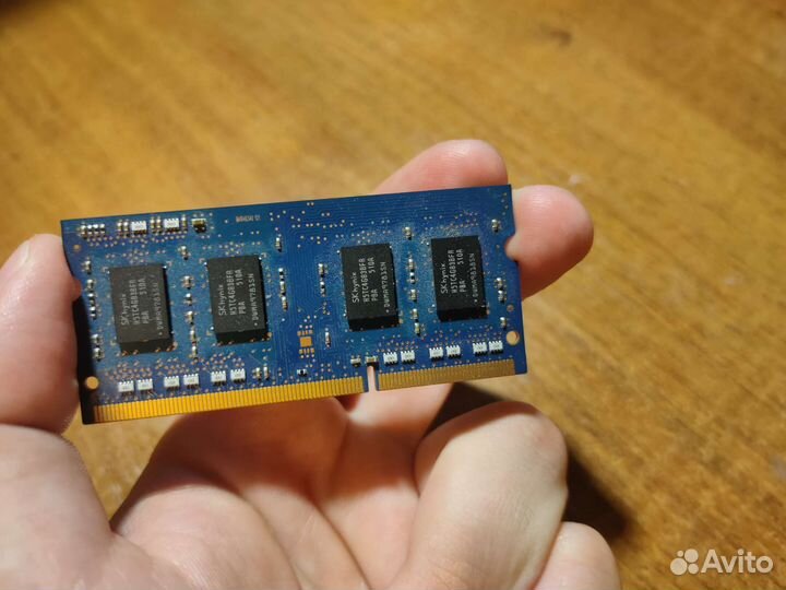 Оперативная память ddr3l 4 gb 1600мГц для ноутбука