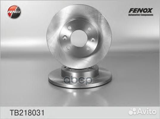 Торм.диск пер.259x12 4 отв. TB218031 fenox