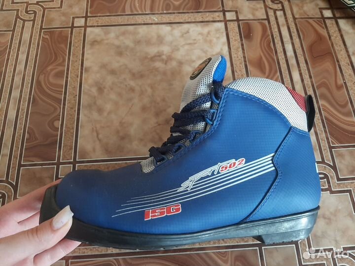 Лыжи беговые с ботинками