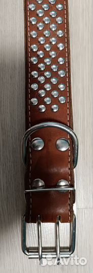 Ошейник из натуральной кожи для собак