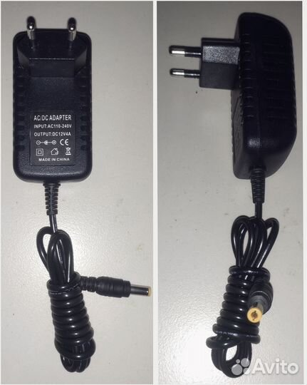 Блок питания 6 В - 500 мА, 12 В