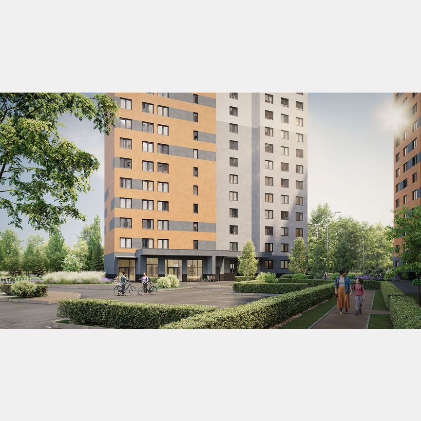 2-к. квартира, 50,7 м², 5/19 эт.