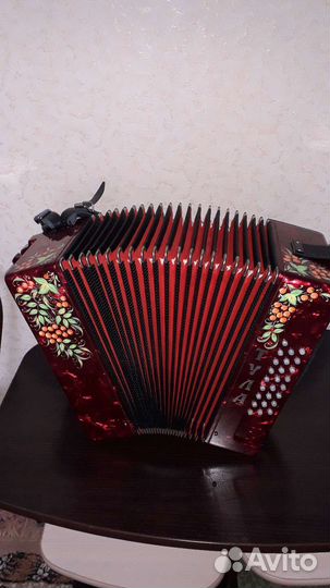 Гармонь Тульская заказная 4х.гол. 27на25 фа мажор