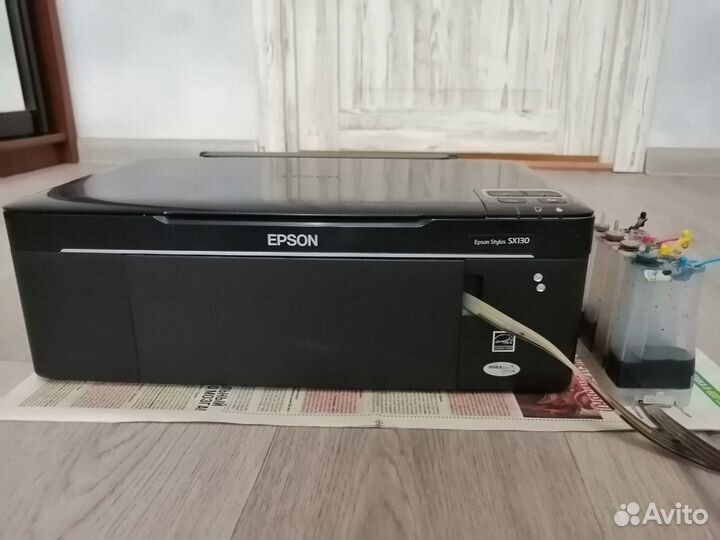 Струйный мфу цветной Epson Stylus SX130