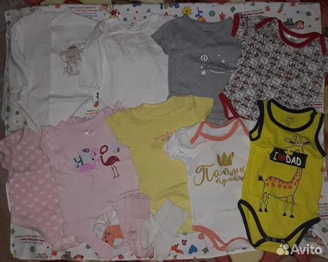 Вещи пакетом на девочку 3-6 месяцев