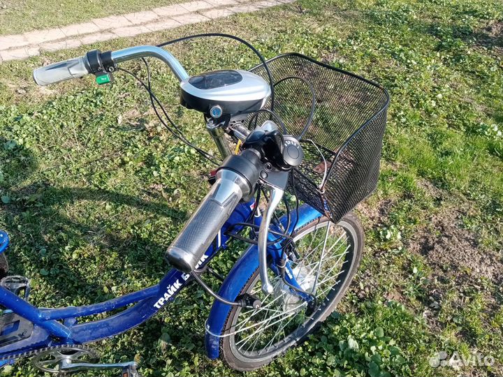 Электровелосипед для взрослых трехколесный