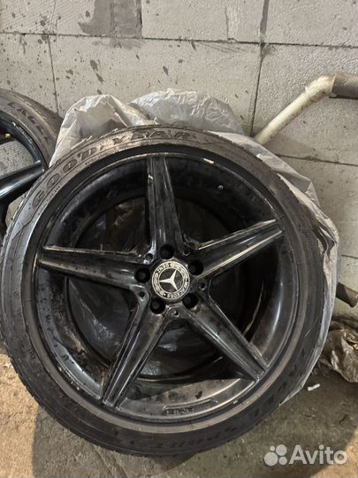Диски разноширокие mercedes r18
