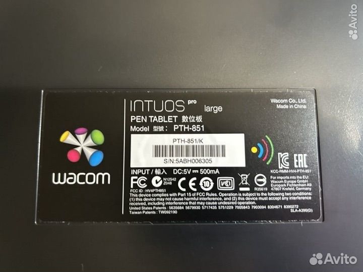 Wacom Intuos Pro Large 851 новый планшет