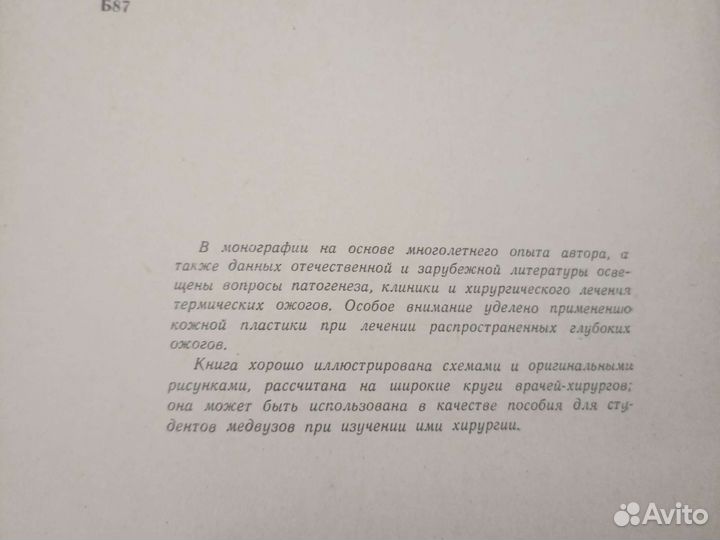 Хирургическое лечение термических ожогов. Братусь