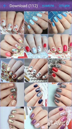 Слайдеры (наклейки) для дизайна ногтей