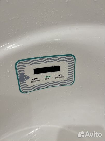 Ванночка для купания с термометром olsson