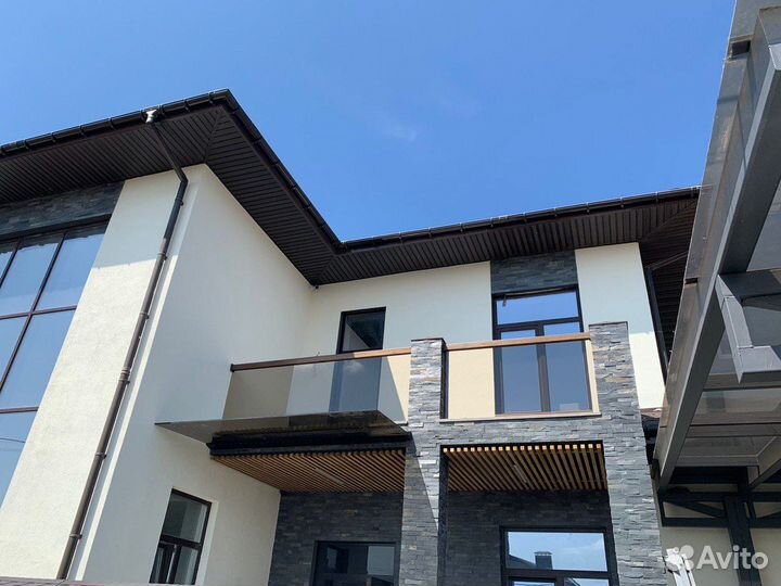 Стеклянные перила для офиса