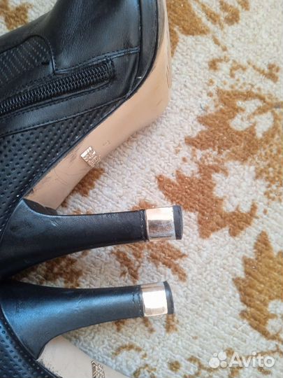 Полусапожки женские 37 размер натуральная кожа