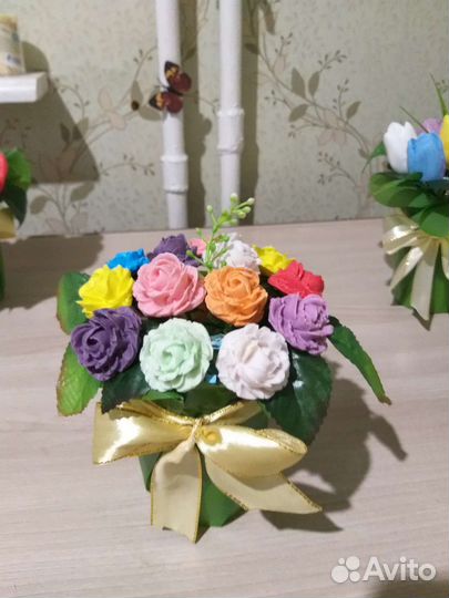 Букет из мыла