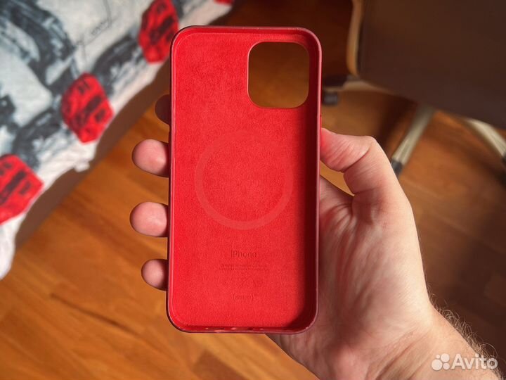 Кожаный чехол от Apple для iPhone 12 Pro Max