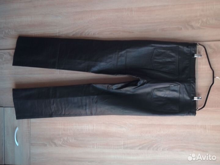 Брюки кожаные