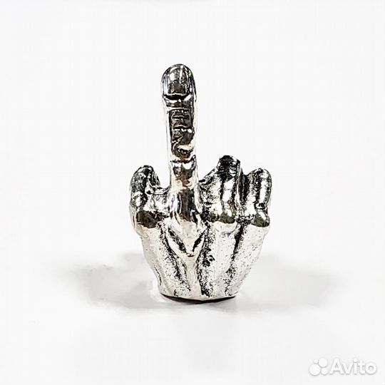 Бусина для темляка Поднятый средний палец (F.ck)