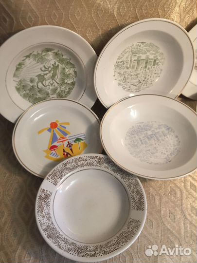 Тарелка Хайта Сюжетная Соцреализм Агитация