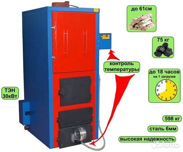 Котел 100 кВт, для теплицы