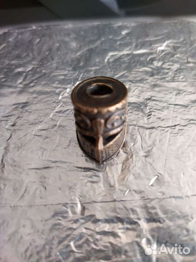 Бусина на темляк ножа-Шлем