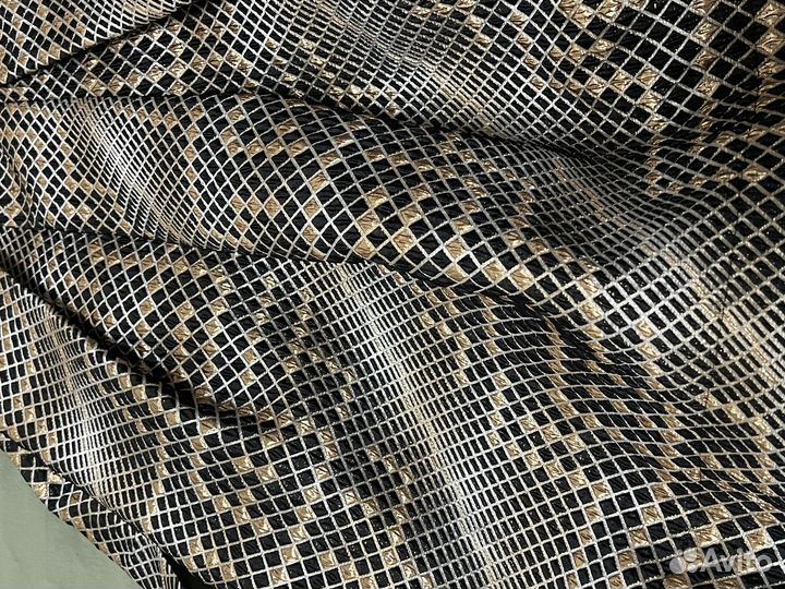 Платье на новый год вечернее 46 золотистое