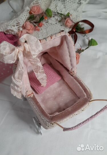 Коляска для мини реборна, пупсика