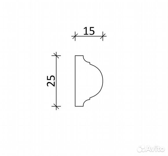 Молдинг из гипса