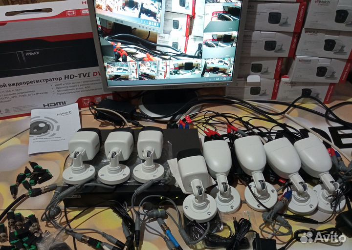 Готовые, уличные системы видеонаблюдения HiWatch