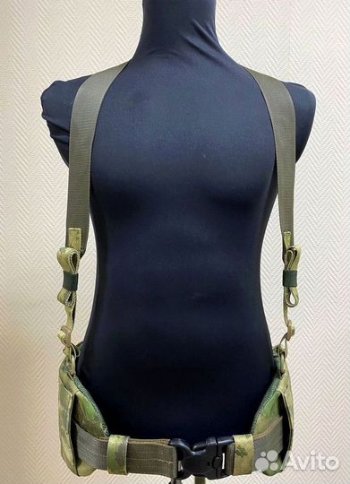 Боевой пояс с баллистическим пакетом и лямками Бр1