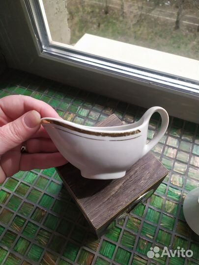 Молочник соусник чашка фарфор