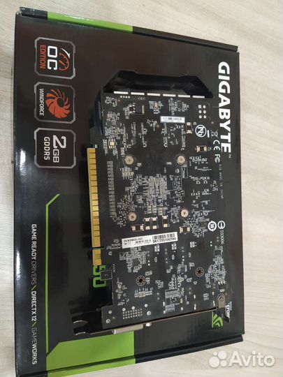 Видеокарта Gigabyte GeForce GTX 1050 OC 2 Gb