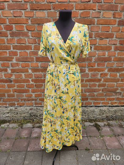 Платье на запах хлопок